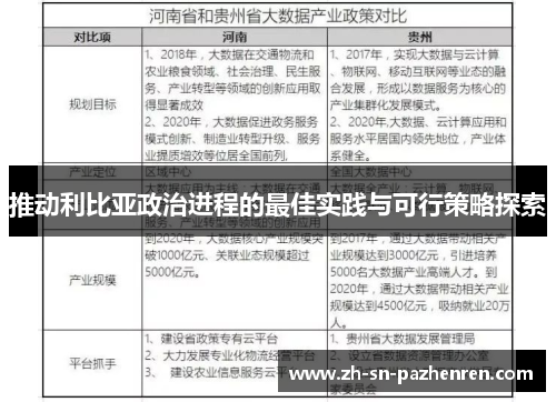 推动利比亚政治进程的最佳实践与可行策略探索 推动利比亚政治进程的最佳实践与可行策略探索